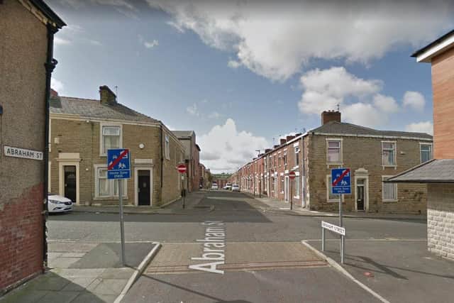 The man is reported to have accused the victim of throwing a stone at his vehicle, before chasing him along Infirmary Street and onto Abraham Street, where the assault took place at around 3.30pm on Friday, November 13. Pic: Google