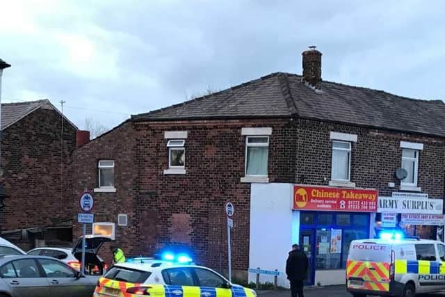 Police closed off Boundary Street in Leyland at 3.45pm yesterday (Thursday, November 19) whilst fire crews tackled a house fire