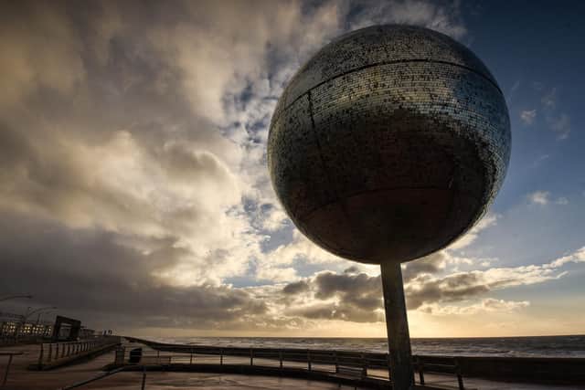 Blackpool's famous giant mirror ball is to be taken down for refurbishment