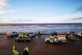 Helicopters, coastguard teams, the RNLI, and the police took part in a search thought to be a 'false alarm'