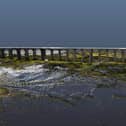 CGI of Ribblehead viaduct