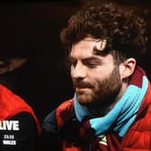 Clarets mad Jordan North proudly sporting his Burnley scarf in 'Im a Celebrity Get Me Out of Here'