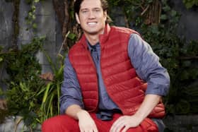 Vernon Kay before going into camp