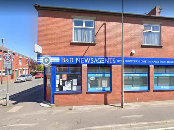 The newsagent's shop which will become the Eldon Local convenience store.
