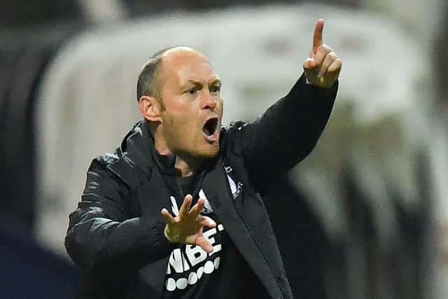 Alex Neil during Tuesday night's defeat to Blackburn Rovers