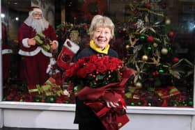 Margaret's legendary window displays will continue this Christmas even though the shop is shut.