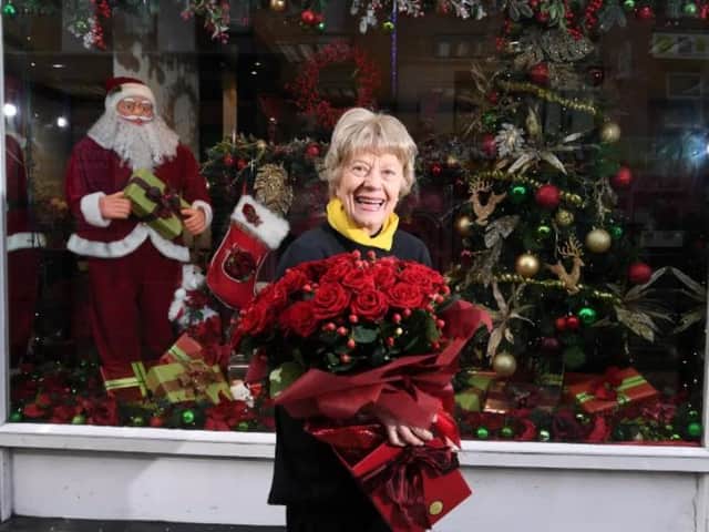 Margaret's legendary window displays will continue this Christmas even though the shop is shut.