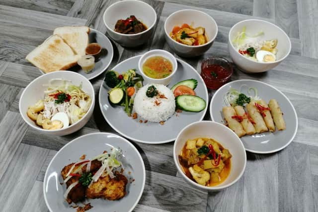 Anita will serve an array of fresh Malay dishes each day, including Rendang (Malaysian dry curry), chicken wings and spring rolls, as well as a choice of vegan dishes
