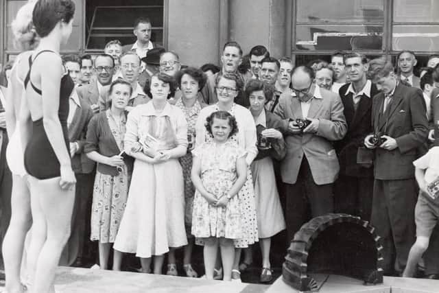 Contestants in Miss Great Britain competition, in Morecambe