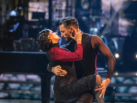 Ranvir Singh and professional dance partner Giovanni Pernice Photo: BBC Pictures