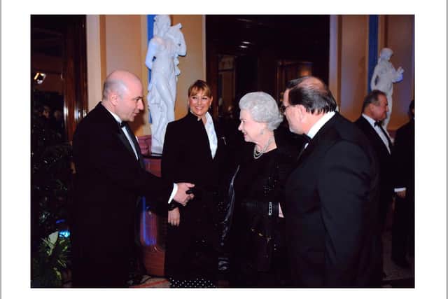 The Queen attending the Royal Variety performance in 2009 at the Winter Gardens.