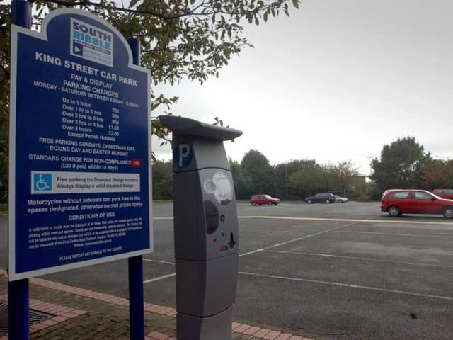 The King Street car park in Leyland will operate as a long-stay facility...