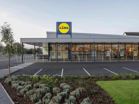 The Lidl supermarket is the flagship store at the new 'Eastway Hub', a mini retail park sandwiched between Eastway and the M55 in Fulwood. Pic: Lidl