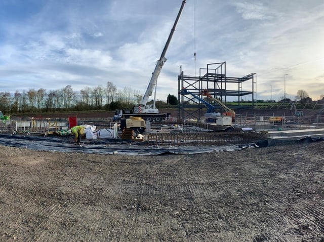 The site is situated next to BAE Systems in Samlesbury