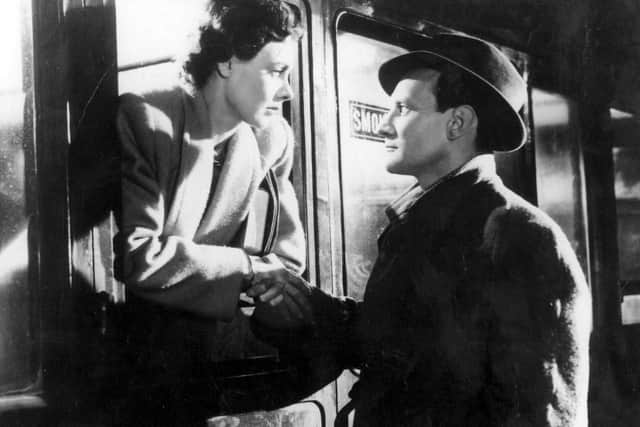 Celia Johnson and Trevor Howard in Brief Encounter shot at Carnforth Railway Station.