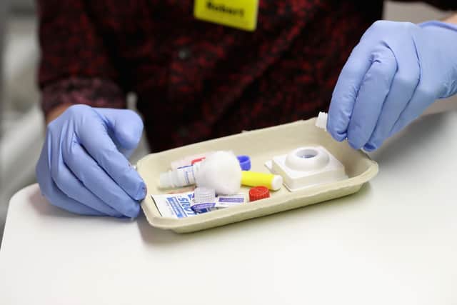 Public Health England figures show 24,745 people had the opportunity to be tested for HIV at specialist sexual health clinics in Lancashire