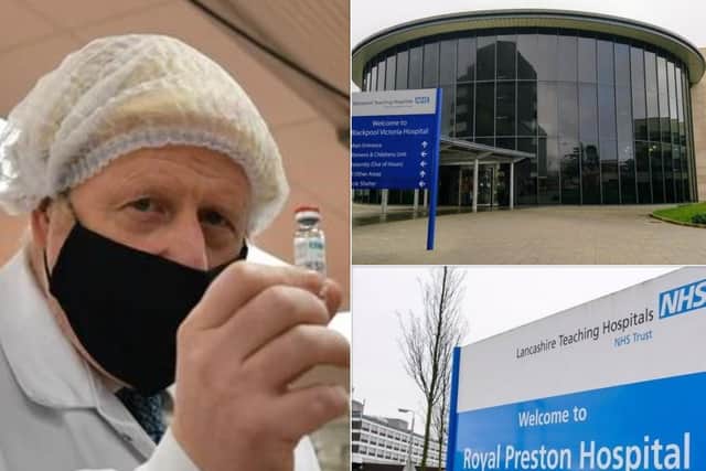 Staff at Royal Preston Hospital and Blackpool Victoria Hospital will be among the first NHS staff in the UK to get the Pfizer and BioNTech jab when it is rolled-out next week