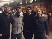 Jordan (secon from right) with his three brothers (left to right) Bradley, Domonic and Ryan