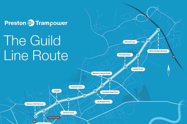 It could be all change for travel in Preston if the Guild Line gets up and running - these are the 12 planned stops