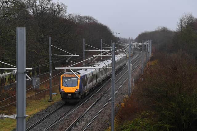 The view from Skeffington Road along the South Fylde line in the direction of the proposed new Cottam Parkway station (image: Neil Cross)