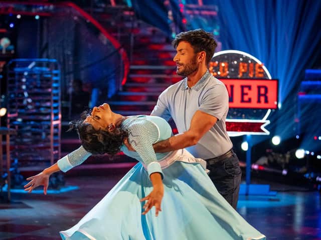 Ranvir Singh and dance partner Giovanni Pernice are through to the semi-finals of Strictly Come Dancing 2020 Photo: BBC Pictures