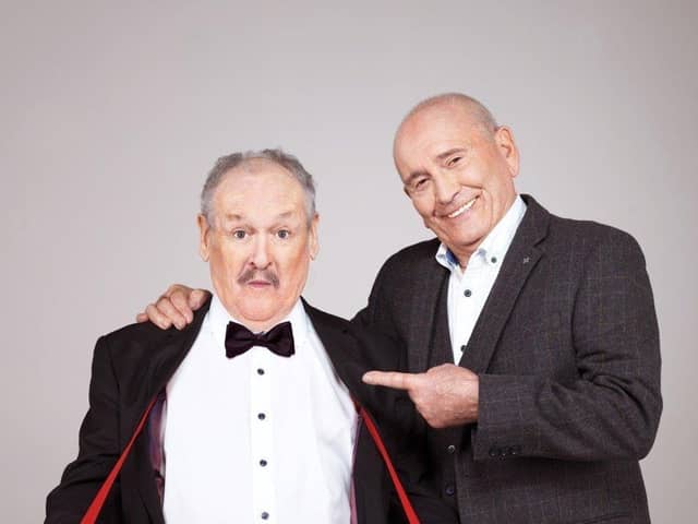 Bobby Ball, pictured with long-time comedy partner Tommy Cannon, was an immensely popular funnyman and Fylde community champion