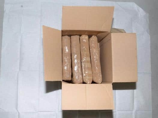 Significant quantities of cocaineand cannabis were recovered during the raids. (Credit: Lancashire Police)