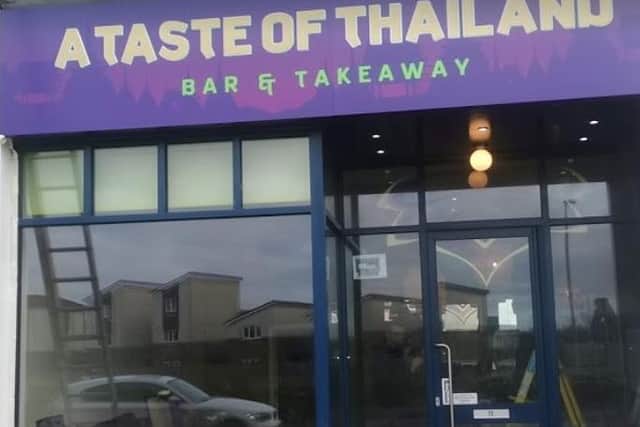 A "severe injury" happened in the kitchen at the Taste of Thailand takeaway in Barnes Wallis Way, Buckshaw Village yesterday evening (December 10), say management.