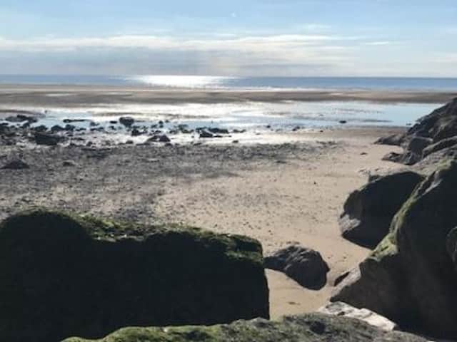 This lovely picture of Fleetwood beach won a Lancashire Day prize
