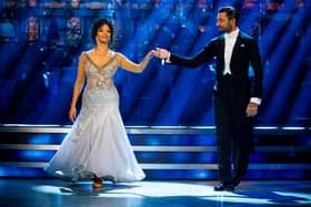 Undated BBC handout photo of Ranvir Singh and Giovanni Pernice during the dress show for Saturday's programme in the BBC1 dancing contest, Strictly Come Dancing (Picture: Guy Levy/BBC)