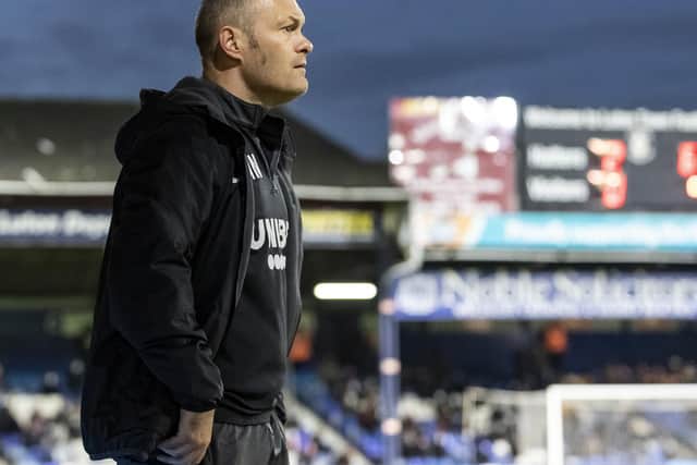 Preston North End manager Alex Neil during the defeat to Luton at Kenilworth Road