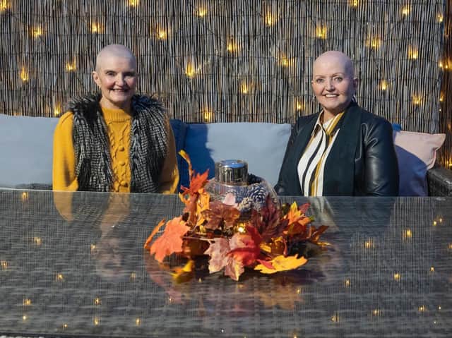 Anne and Linda Nolan, who have shared their cancer story in their new show At Home With The Nolans pictures: Quest Red