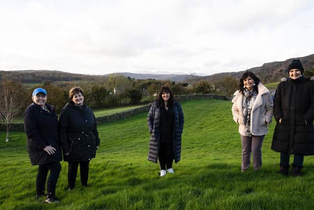 The sisters Denise, Linda, Coleen, Maureen and Anne made a trip to the Lake District for an episode of their new family reality show.