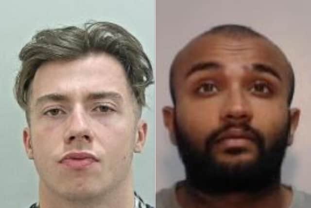 Jacob Murray, 24, (left) and Jai Mistry, 23, were arrested at Preston station in July 2018 when the conductor and other passengers alerted officers that the pair were carrying drugs