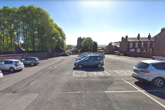 West Street Car Park in Chorley where one of the attacks happened.