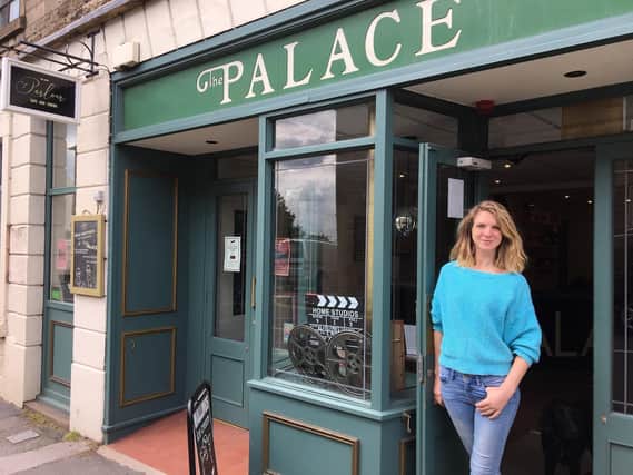 Lara Hewitt, pictured outside The Palace, Longridge