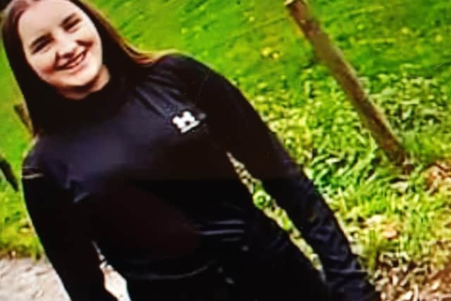 Hannah Derbyshire, 13, was last seen in the Highfield Park area of Haslingden at 2.30pm yesterday (December 15). Pic: Lancashire Police