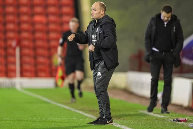 Preston North End manager Alex Neil during Tuesday night's defeat at Barnsley