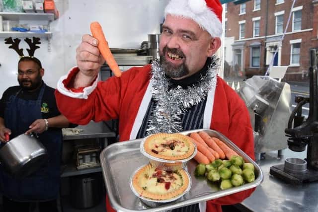 He will be selling the Christmas dinner pies at his new shop on Fishergate Hill