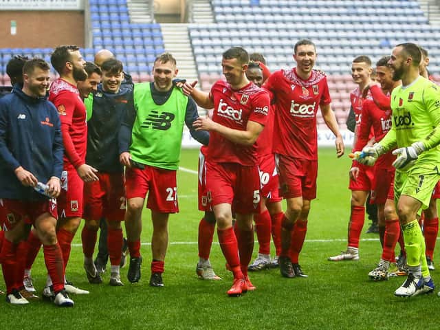 After a busy few weeks, Chorley's players are set for a free weekend
(photo: Stefan Willoughby)