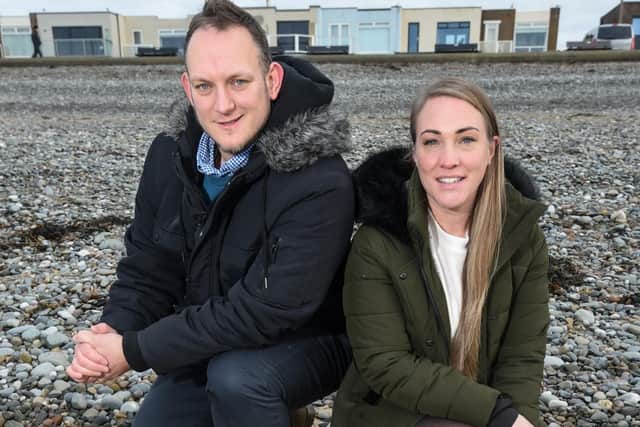 Leanne and Jon Porter who always take the children in their care to the beach. Many have never seen the seaside before