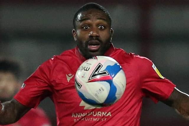 Yann Songo’o was Morecambe’s matchwinner (Getty Images)