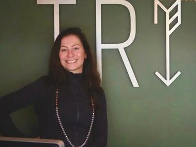 Yoga instructor and business owner Madeline Diaz