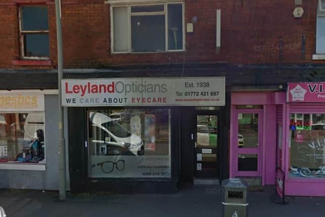 Leyland Opticians on Hough Lane, pictured before its closure last year (image: Google Streetview)