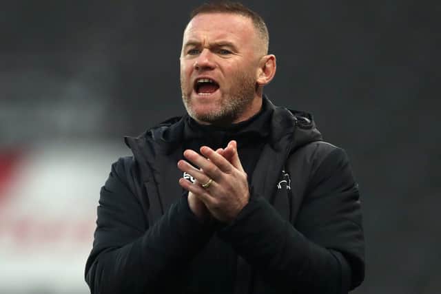 Derby caretaker boss Wayne Rooney
