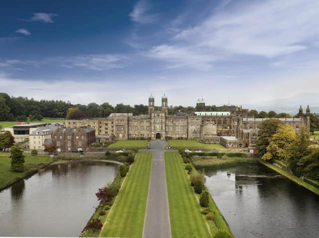 Stonyhurst College - venue for the drive-in services on Christmas Eve