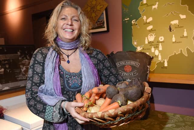 Kay Johnson MBE pictured at Preston Larder on Lancaster Road, Preston