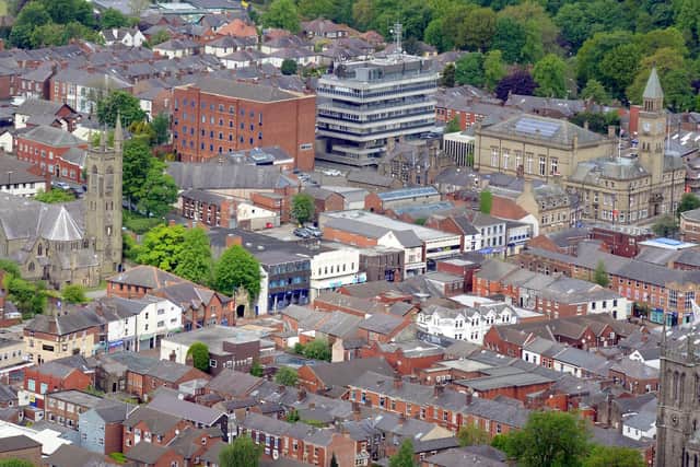 A view of Chorley town centre