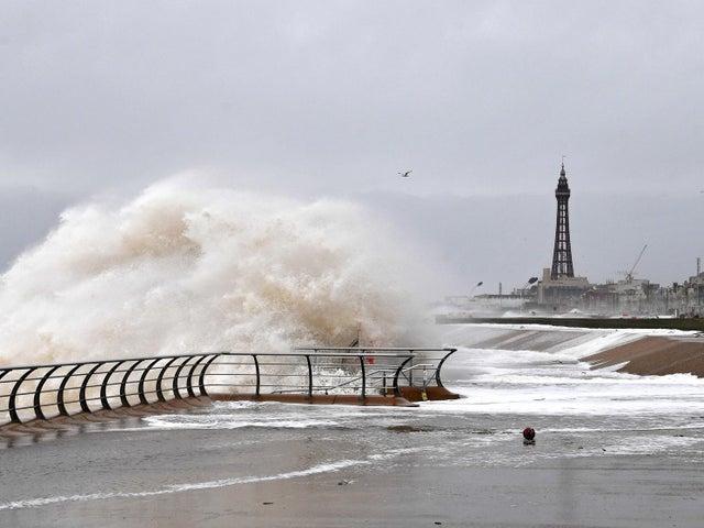Meteorologists have warned the extreme weather may result in "injuries and danger to life" due to large waves and beach material being thrown onto sea fronts.