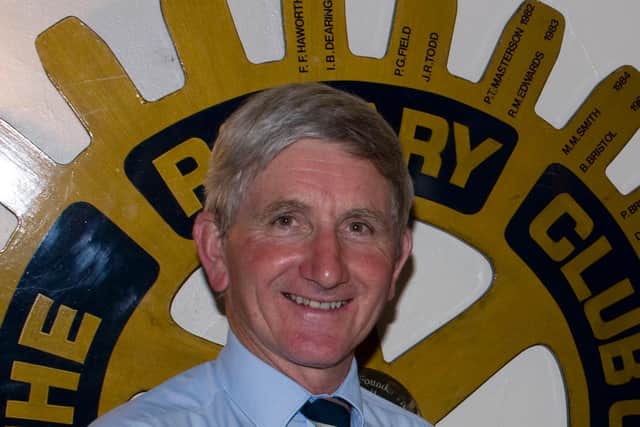 Richard has been a member of the Ribblesdale branch of the Rotary Club for 32 years